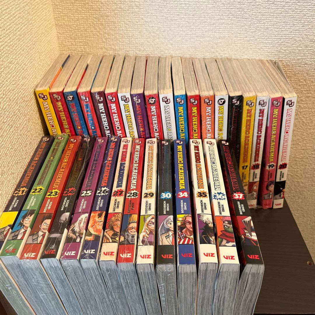 僕のヒーローアカデミア 英語版 33冊セット 僕のヒーローアカデミア 英語版 33冊セット ヒーロー アカデミア 英語