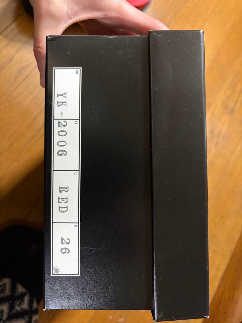 山根靴店チロリアンブーツ EVISU の象徴カラーのレッド 箱付き - メルカリ