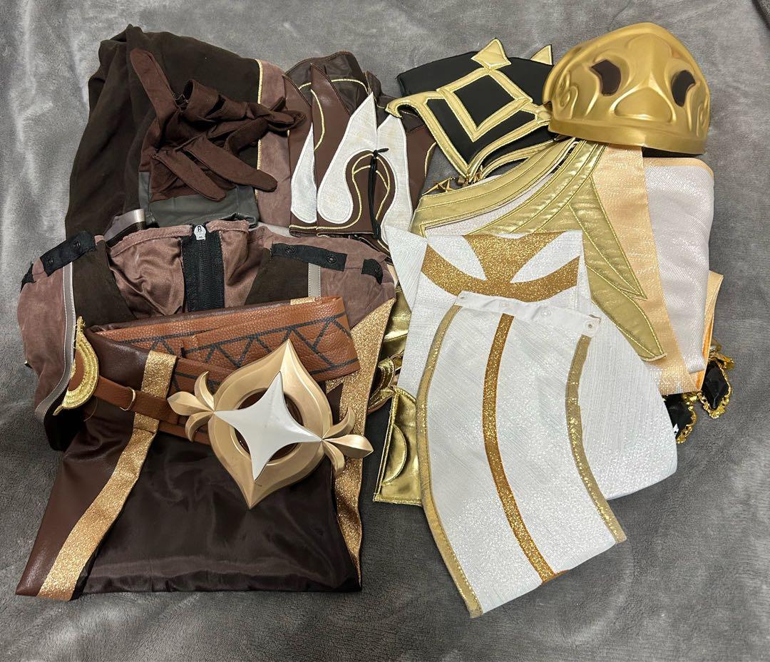 原神 空 フルセット コスプレ衣装 三分妄想1/3Delusion】原神 Genshin 旅人空-Aether コスプレ衣装