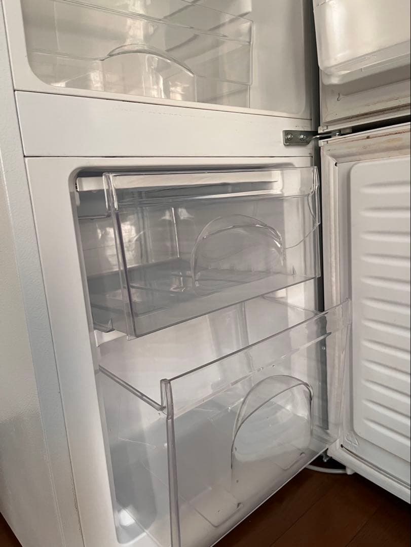 送料込み】冷蔵庫 2ドア NTR-106WH 106L 2021年製 ホワイト - メルカリ