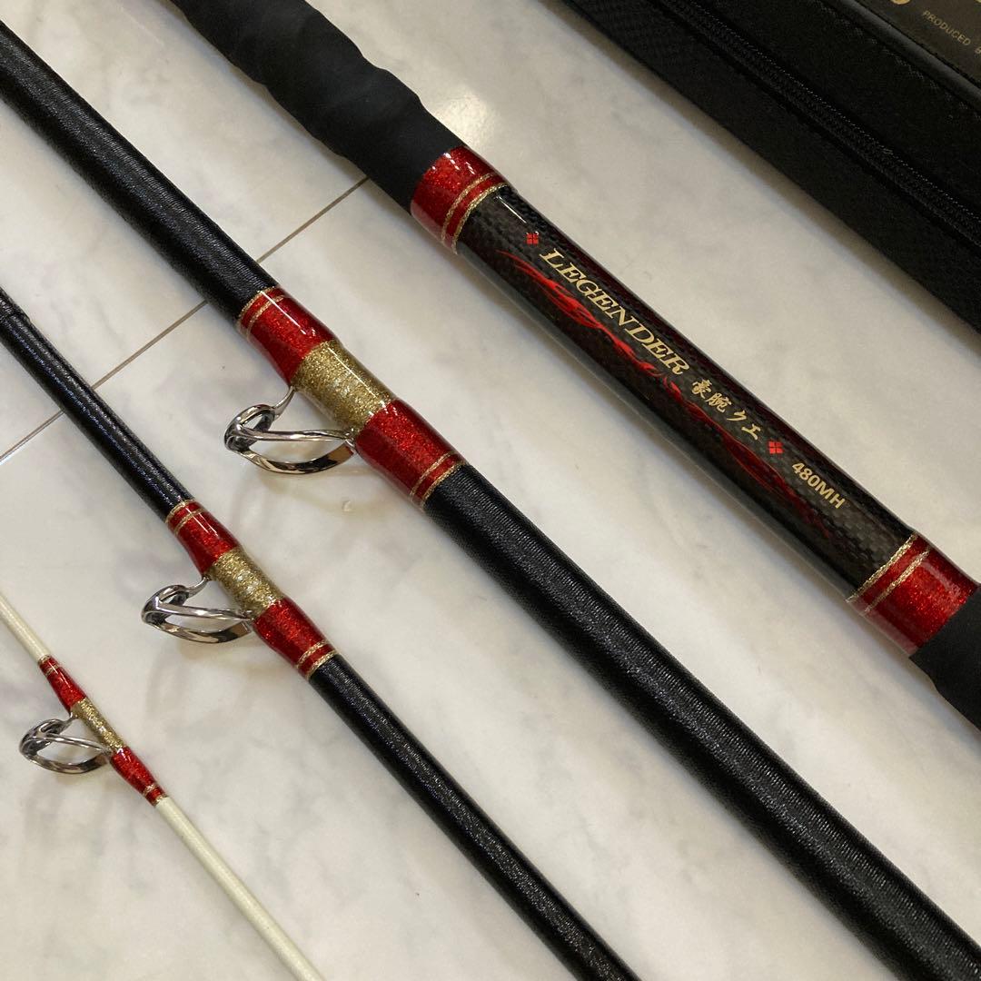 プロマリン名竿 クエ竿 レジェンダー豪腕クエ 480MH 【送料無料】 美品