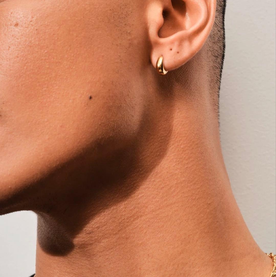 アクセサリー TOMWOOD / ICE HOOPS MEDIUM GOLD / 100512 Ice Hoop Medium Gold - Tom Wood Project Official Online Store