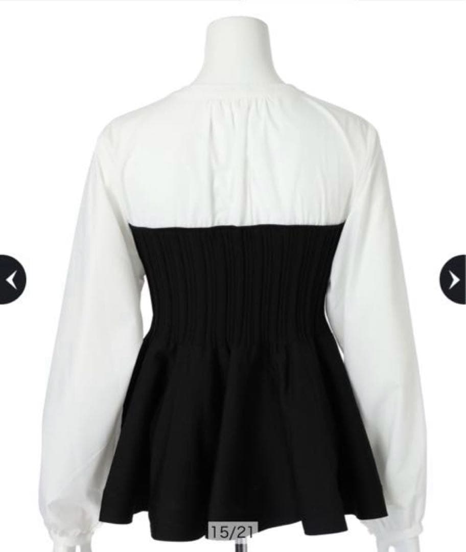 新品】ジャスグリッティー シャツレイヤードライクニット - メルカリ