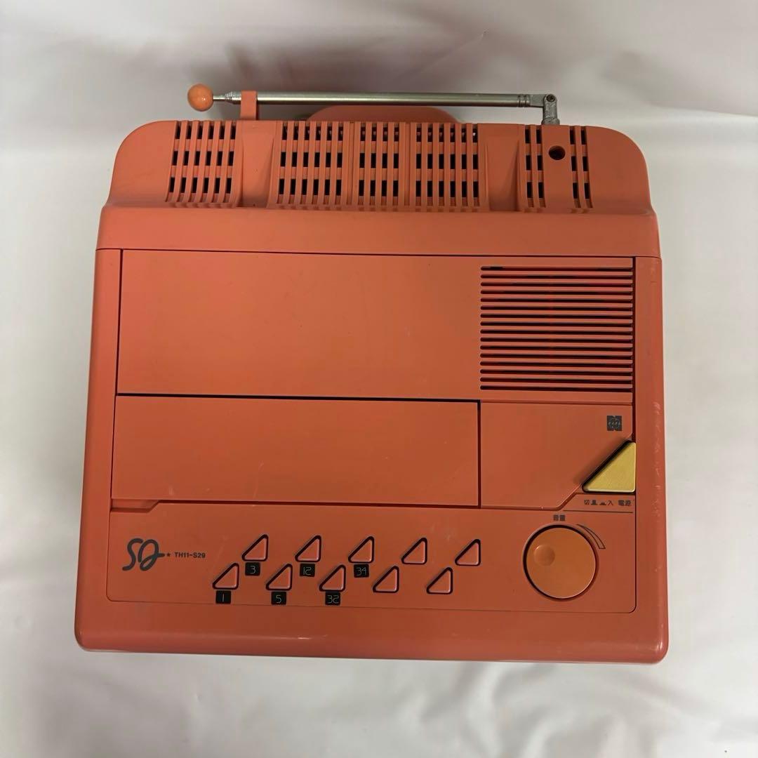 昭和レトロ national ブラウン管テレビ ピンクTH11-S29 - メルカリ