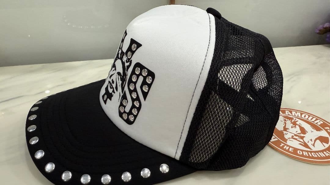 【新品未使用】ヒステリックグラマー　スタッズメッシュキャップ -005