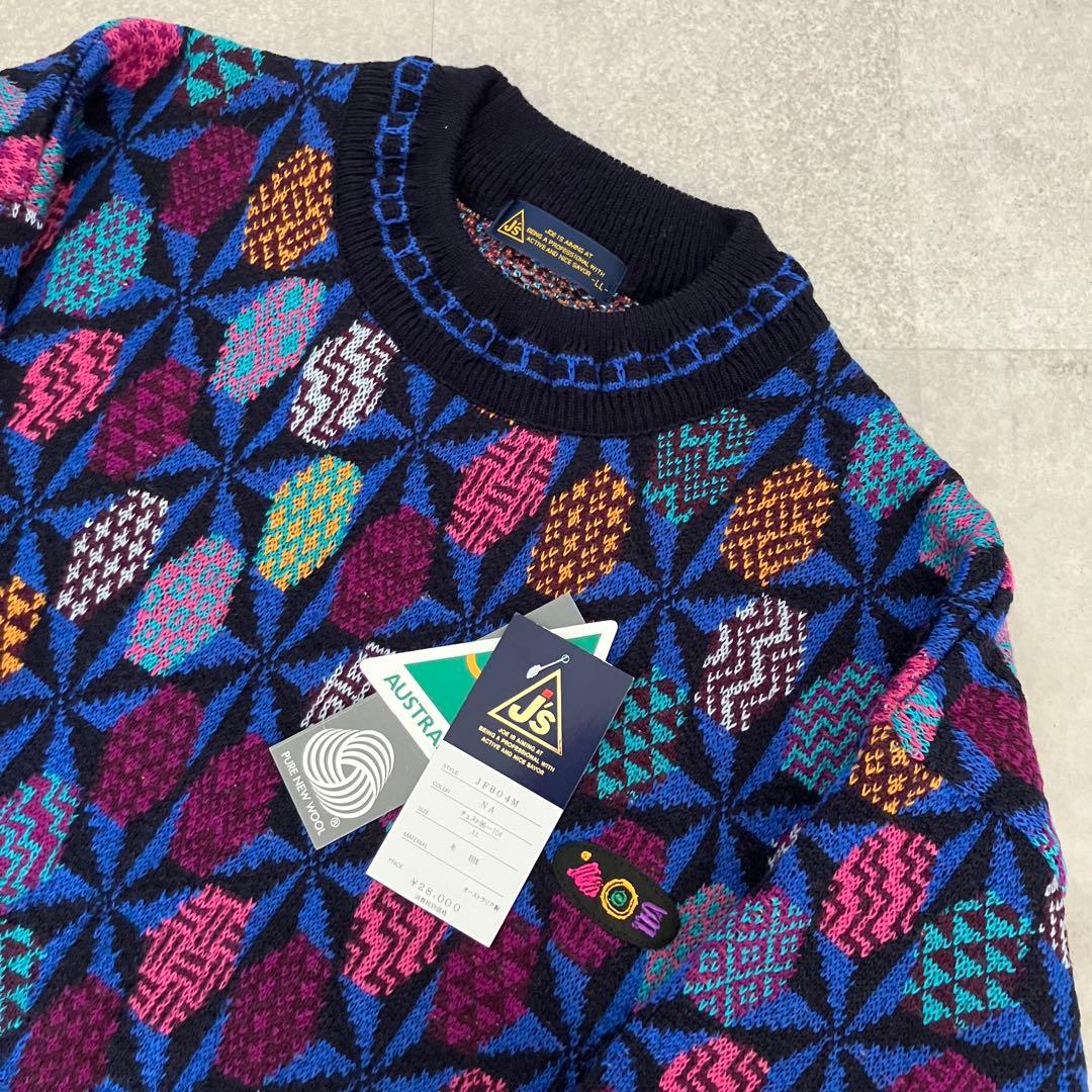 奇跡 新品 J's JUMBO AIMING ジャンボ尾崎 ニットセーター - メルカリ