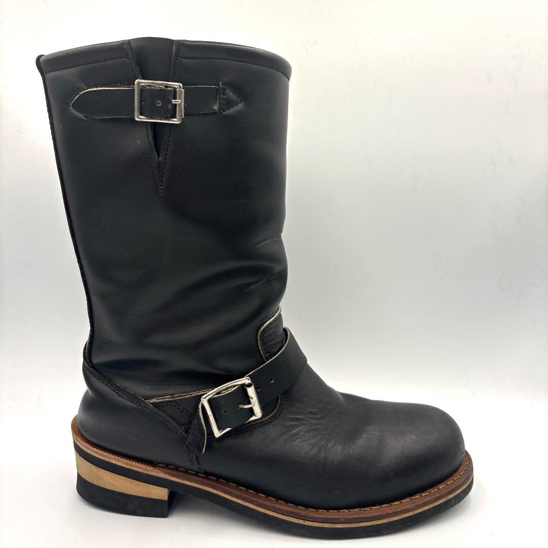 ゴッドアンドブレス エンジニアブーツ【27.5cm】ブラック スチールトゥ