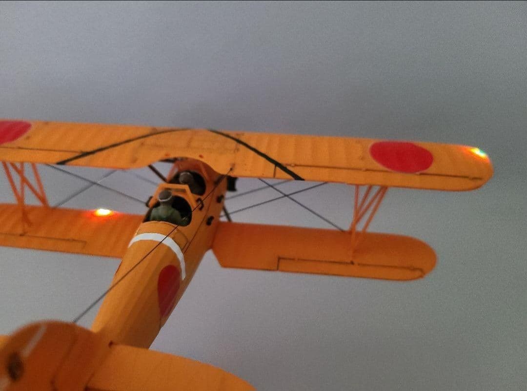 tomoya様専用 九五式中間練習機(赤とんぼ)リアルモーターライズ完成品