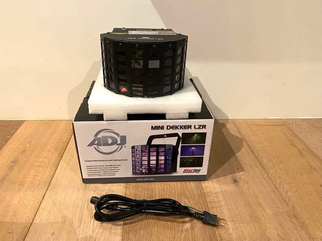 【美品】ADJ MINI DEKKER LZRムーンフラワーエフェクト レーザー Amazon.co.jp: 【国内正規品】 AMERICAN DJ アメリカンディージェイ