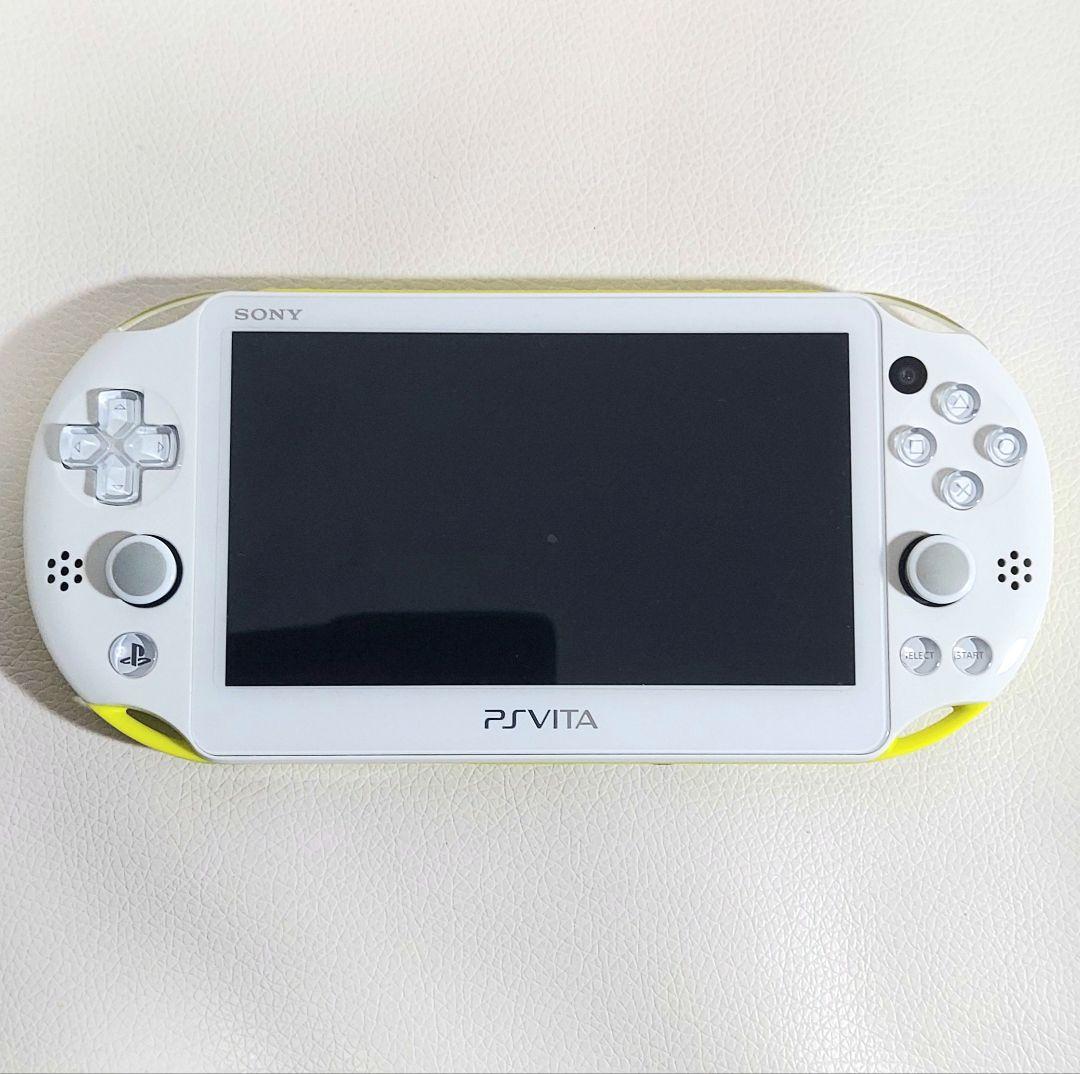 PS Vita 本体 PCH-2000 Wi-Fi ライムグリーン/ホワイト - メルカリ