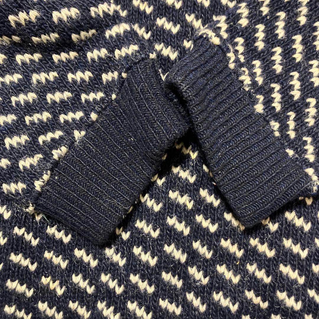 L.L.Bean バーズアイ ウールニット セーター 80s LLBWAN