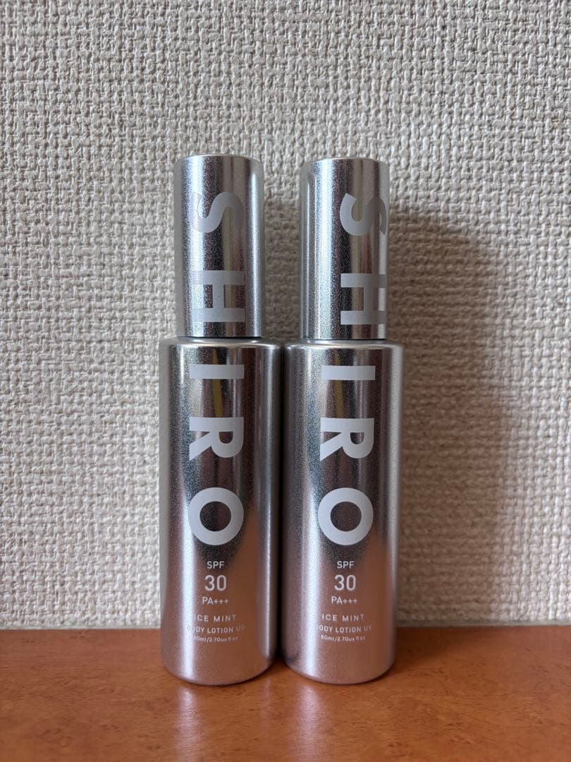 SHIRO アイスミント ボディローションUV 2本セット 試してみた】SHIRO アイスミント ボディローションUVのリアルな口コミ