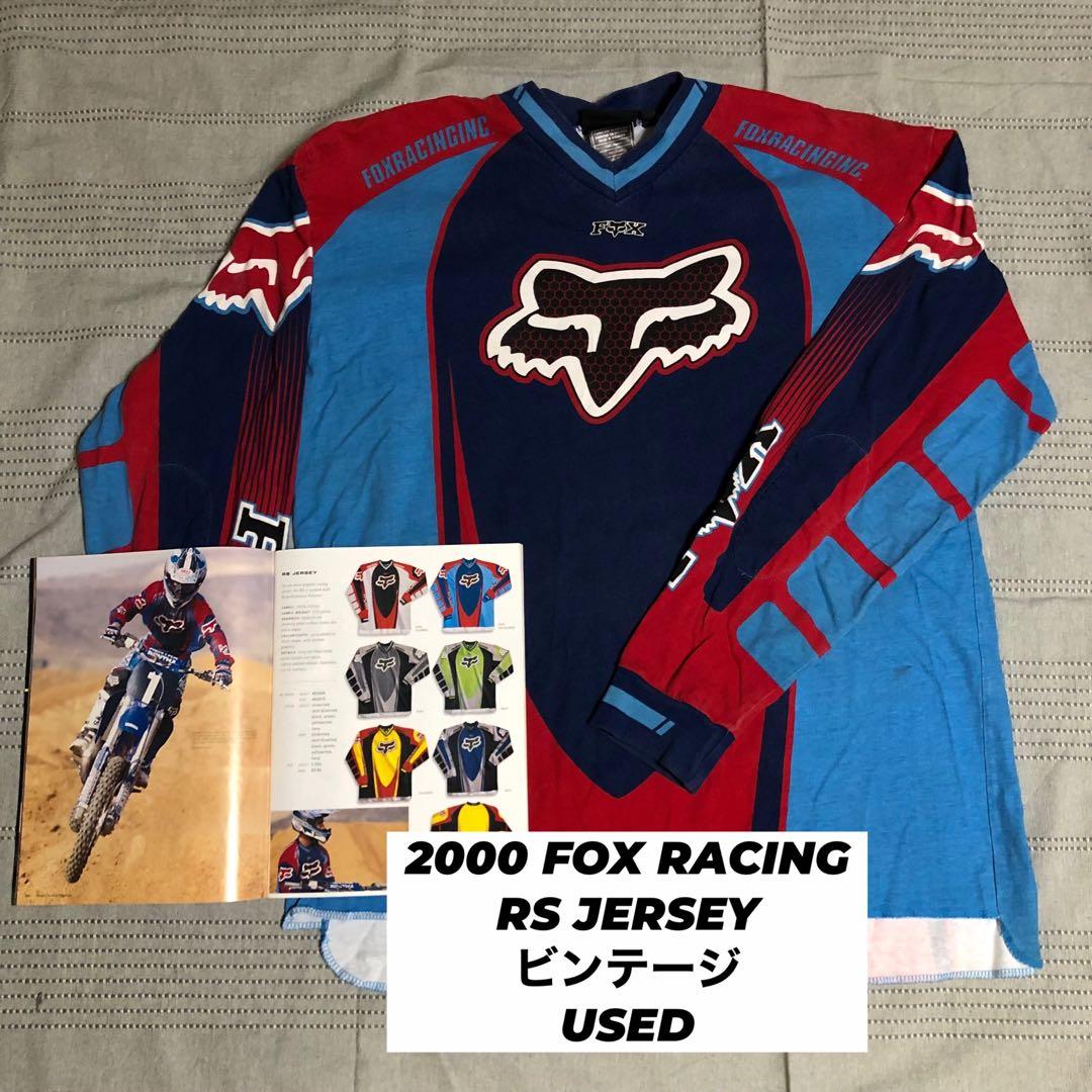 古着 Vintage 2000 Fox Racing モトクロス ジャージ - メルカリ