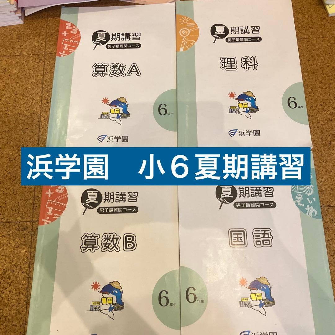 浜学園 小6 教材セット - メルカリ