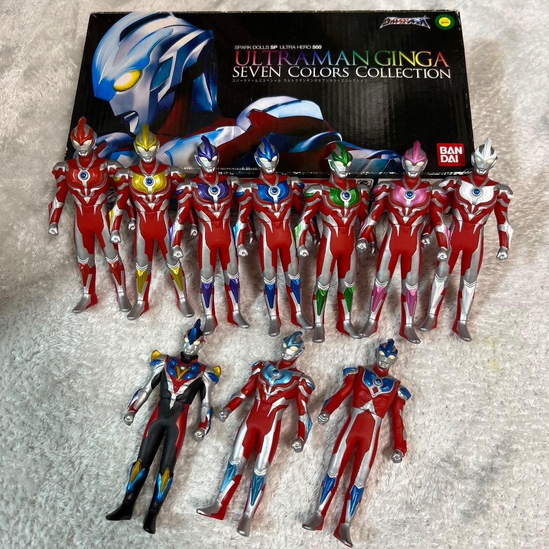 ウルトラマンギンガ　セブンカラーズコレクション　限定ソフビ　ギンガまとめ ウルトラマンギンガ セブンカラーズコレクション 全7体 限定ソフビ