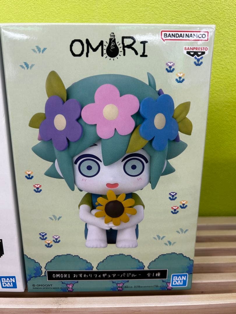 OMORI おすわりフィギュア オモリ バジル 2種セット