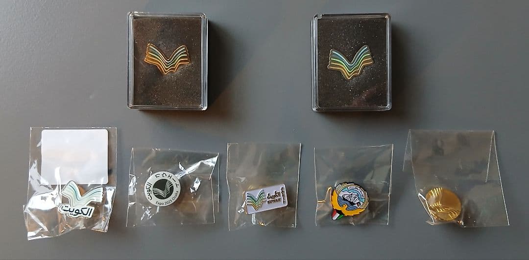 [レア]大阪万博クウェート館ピンバッジ7個セット 大阪万博 クウェート館 会場限定 ピンバッジ 1点 新品未使用 - メルカリ