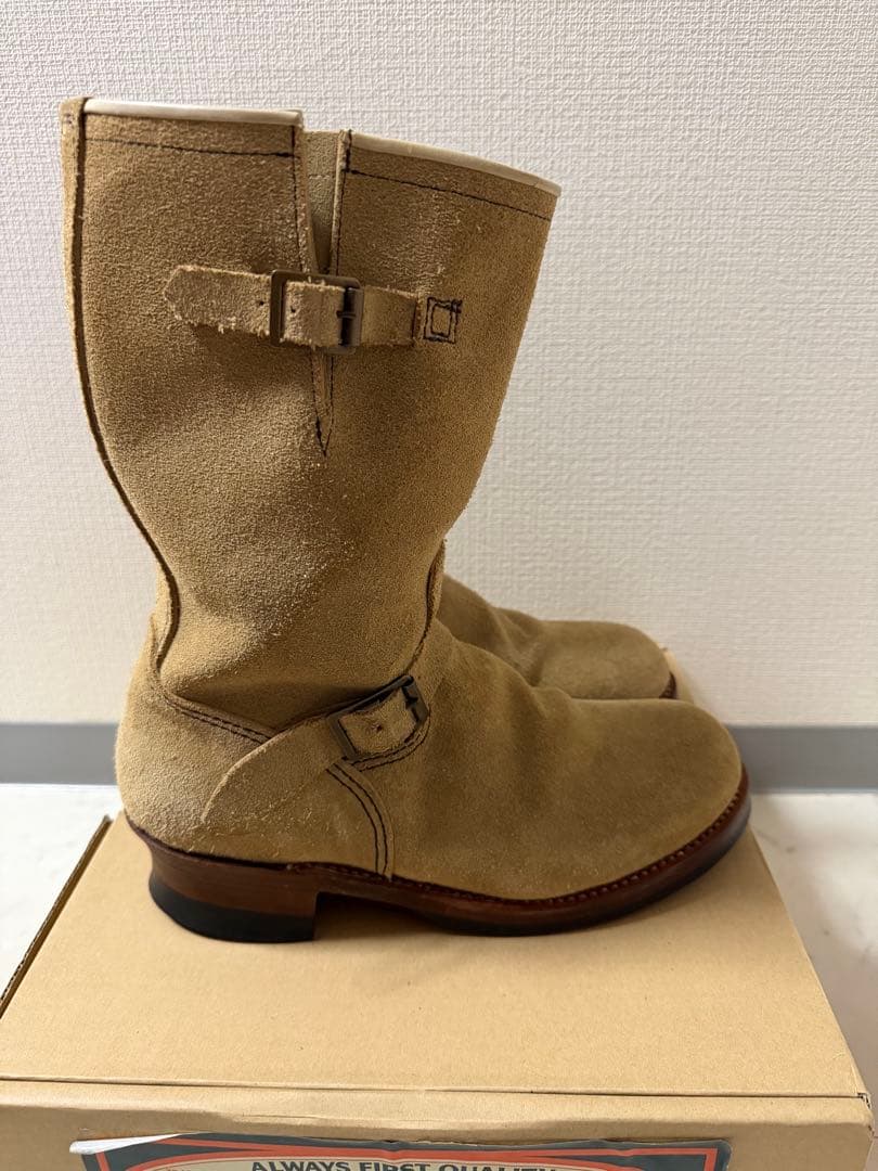 LONE WOLF BOOTS エンジニア ロンウルフ スエード 27.5cm