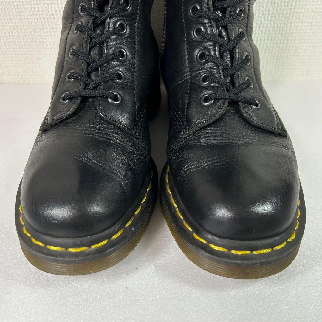 美品】Dr.Martens 20ホールブーツ UK4 ロングブーツ シボ革 - メルカリ