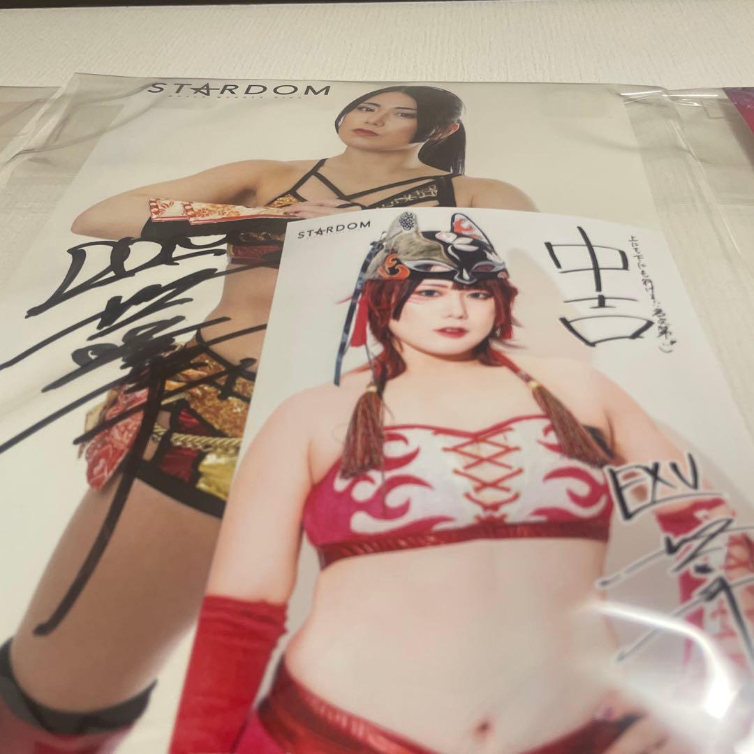 STARDOM サイン入りポストカード - メルカリ