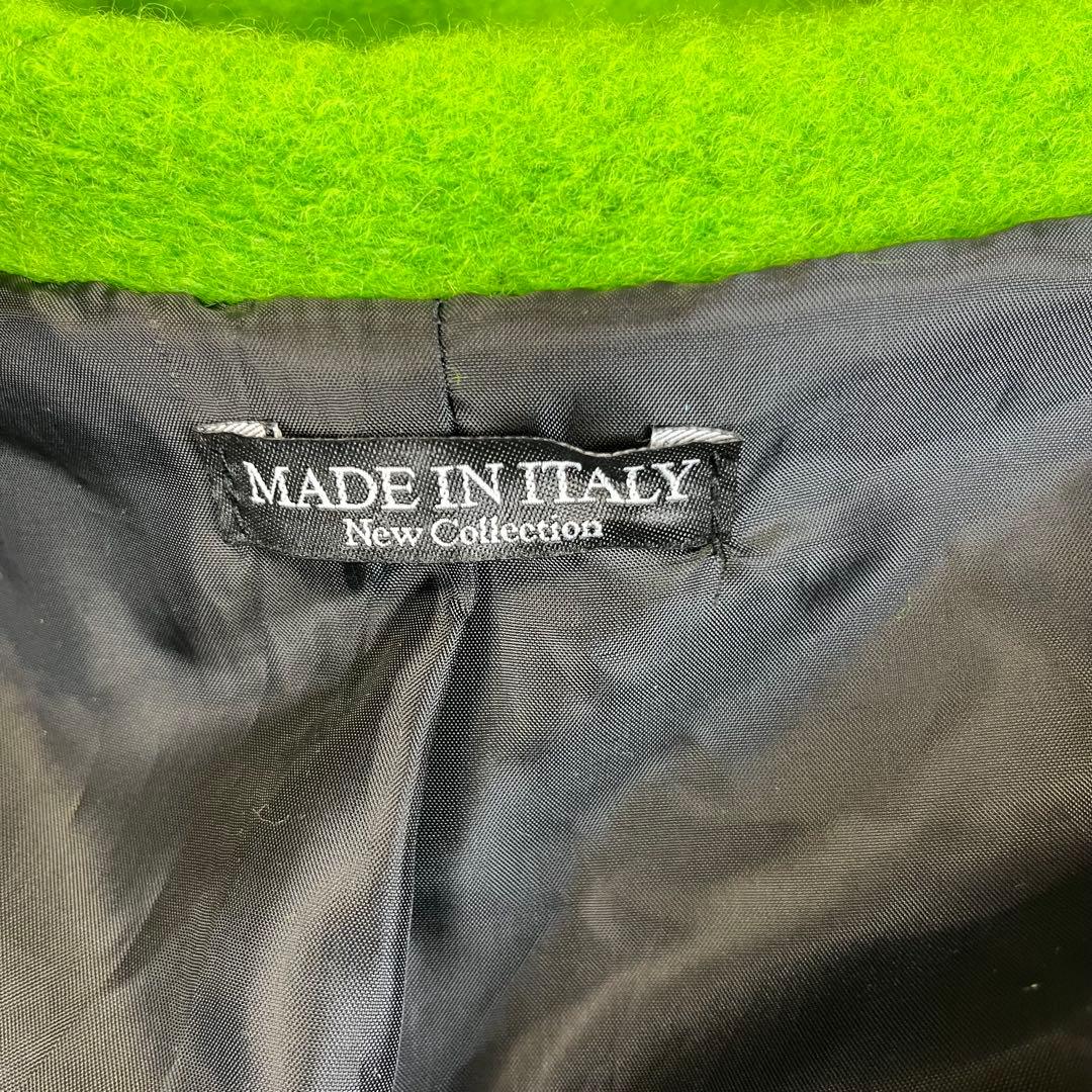 ふさえ様 イタリア製 Sliver knit coat 圧縮ウールコート - メルカリ