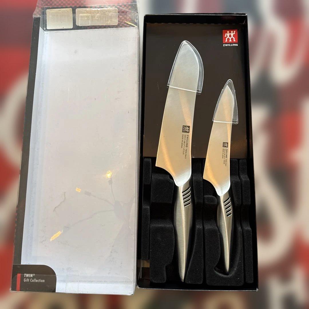 ツヴィリング ツイン フィンII ナイフセット　 未使用 ツヴィリング TWILLING TWIN FIN II 包丁2点セット 食洗機使用可能