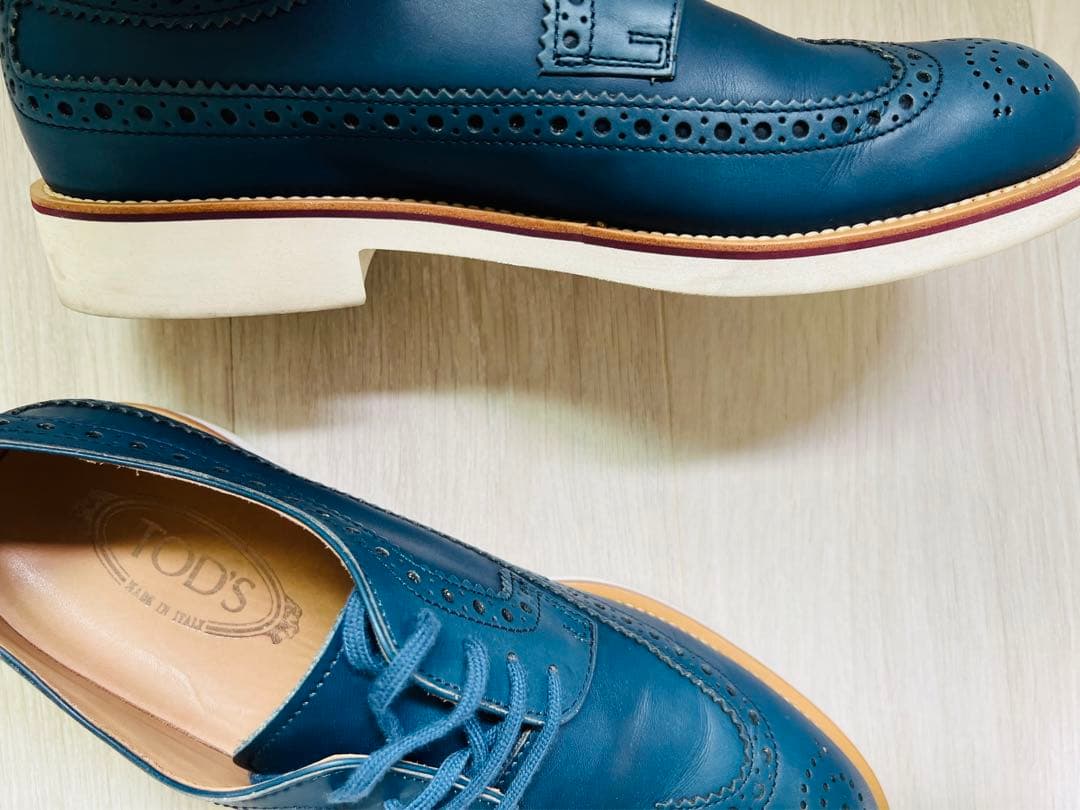 トッズ　TOD’s メンズ レザー レースアップシューズ靴　26.5cm