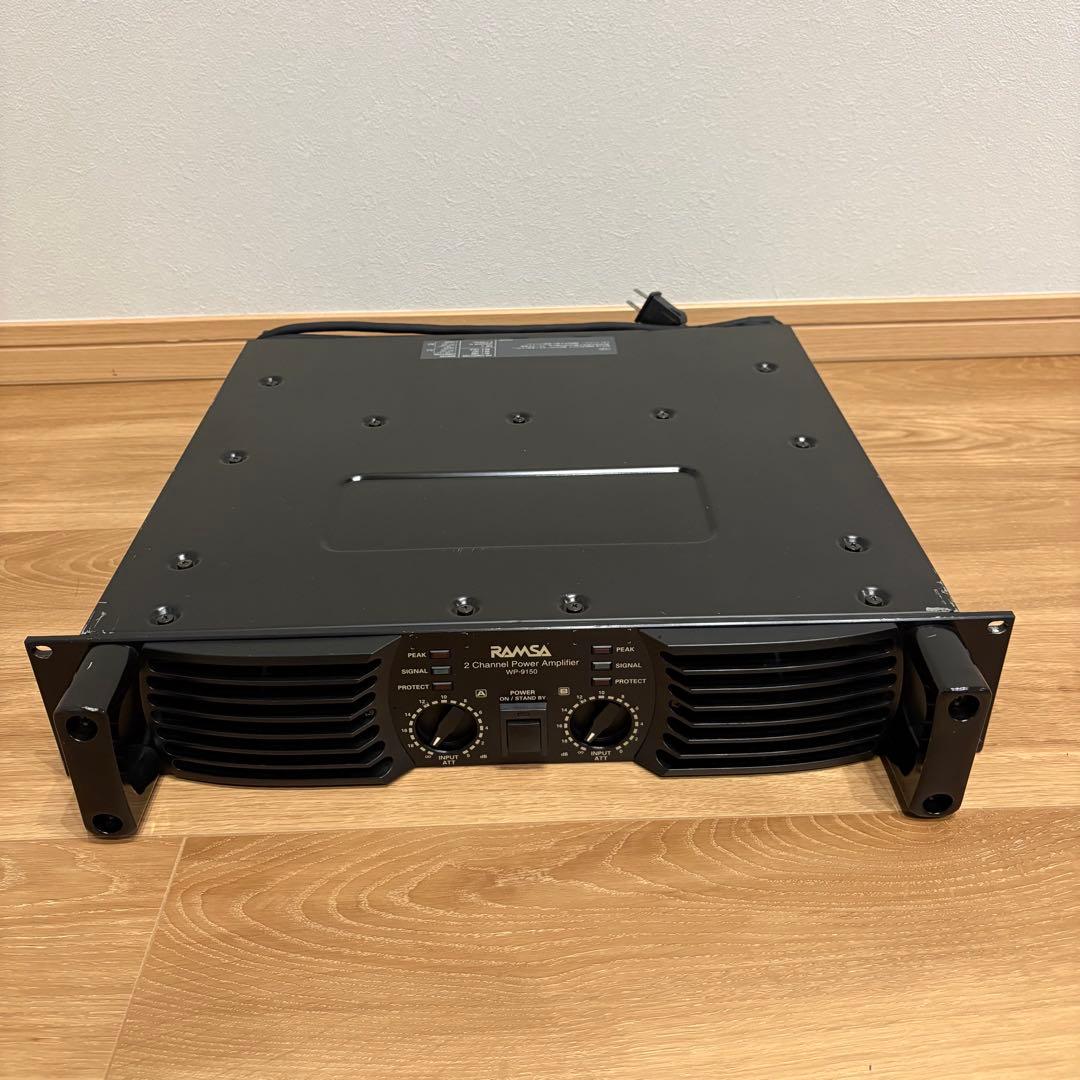 動作品　Panasonic RAMSA WP-9150 パワーアンプ 動作品 Panasonic RAMSA WP-9150 パワーアンプ - メルカリ