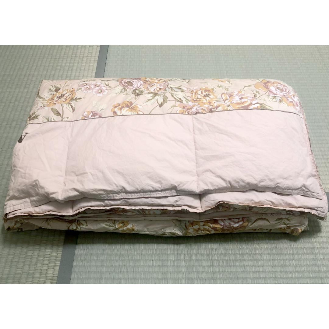 状態良好 羽毛布団 羽毛ふとん 肌掛け シングル Aquascutum - メルカリ