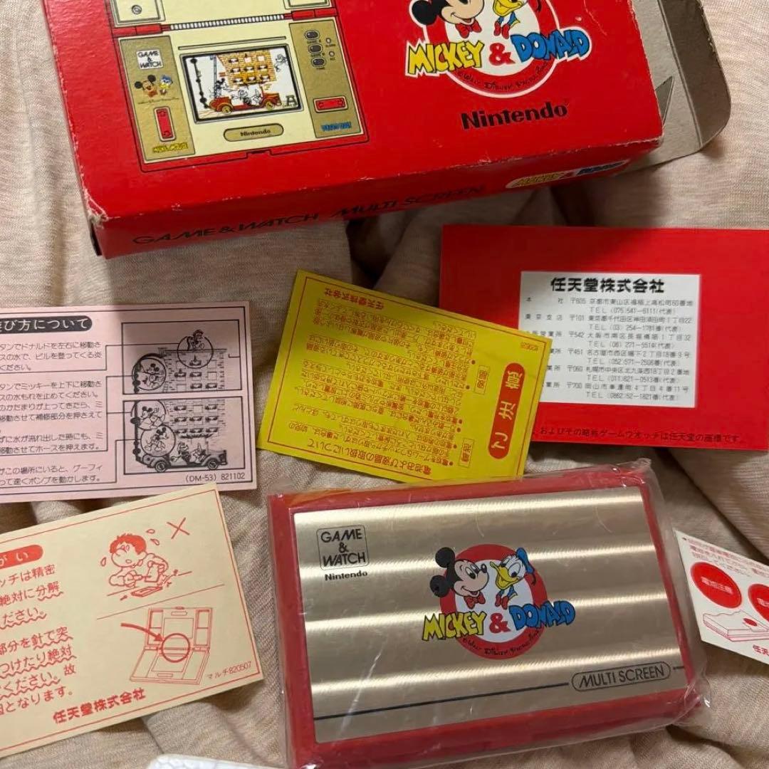 GAME & WATCH MULTI SCREEN ミッキー&ドナルド WATCH MULTI ミッキー