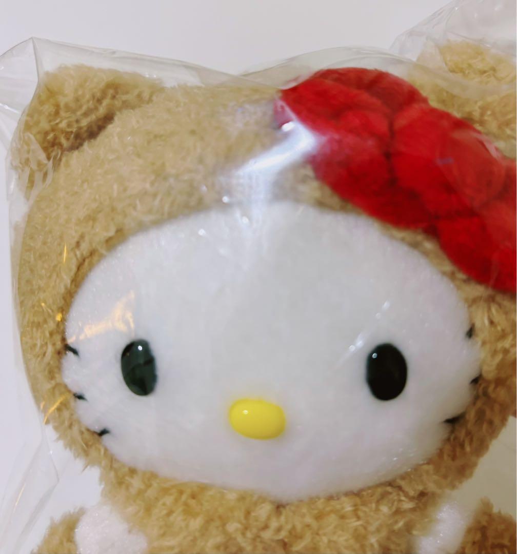 ハローキティ展（Hello Kitty展）マスコットホルダー くまスーツ