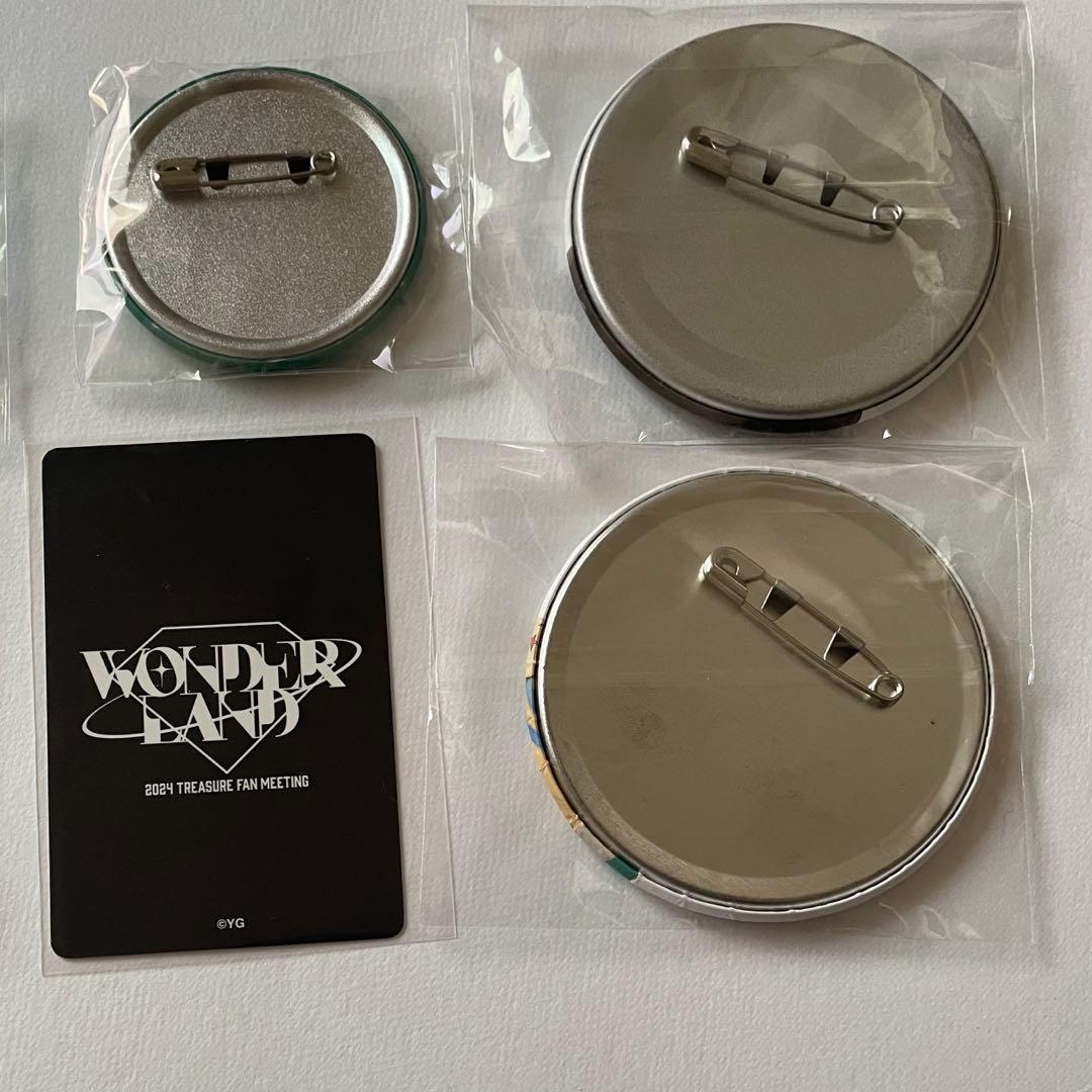 TREASURE アサヒ アクキー 缶バッジ トレカ TRUZ HIKUN - メルカリ