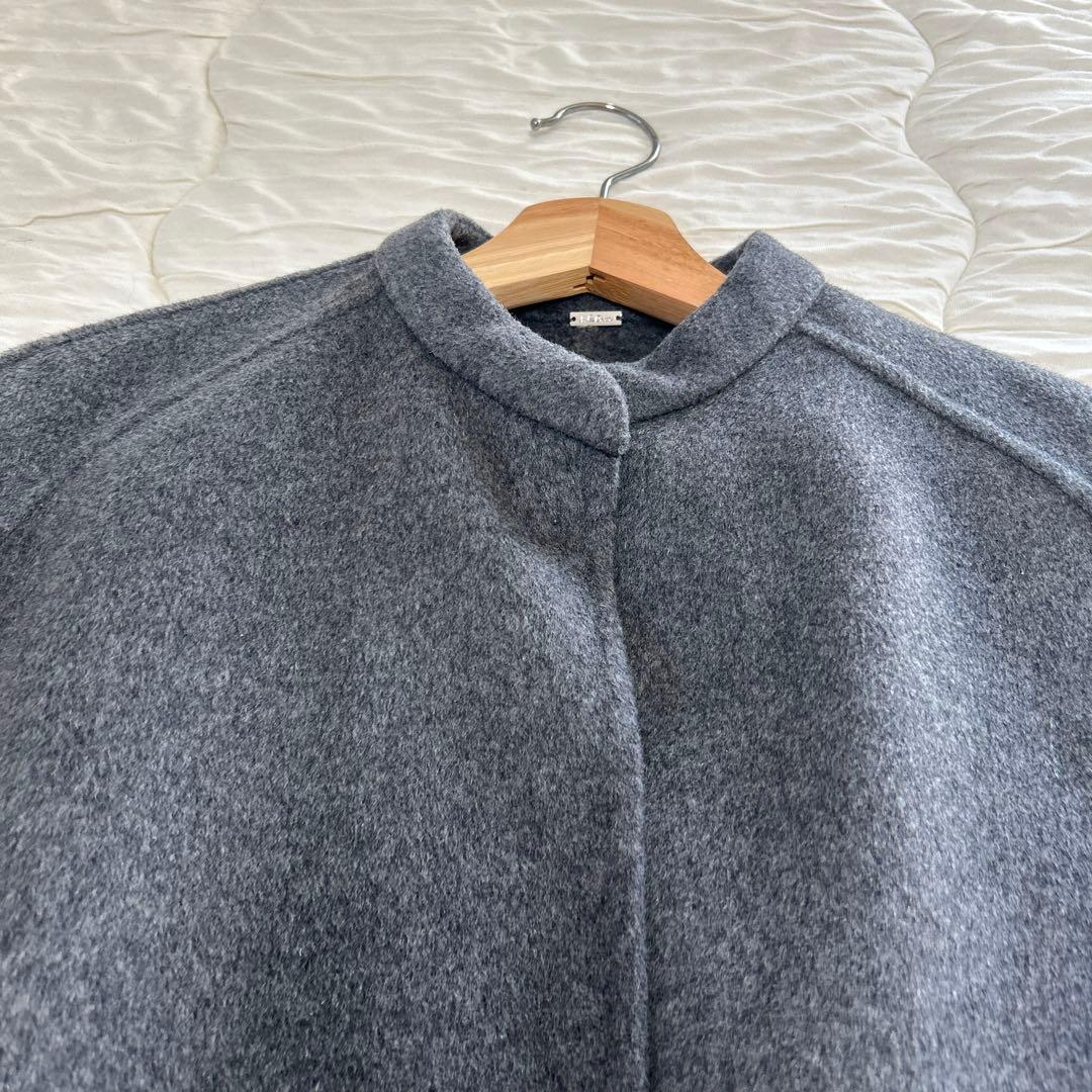 ミラオーウェン グレー ケープコート