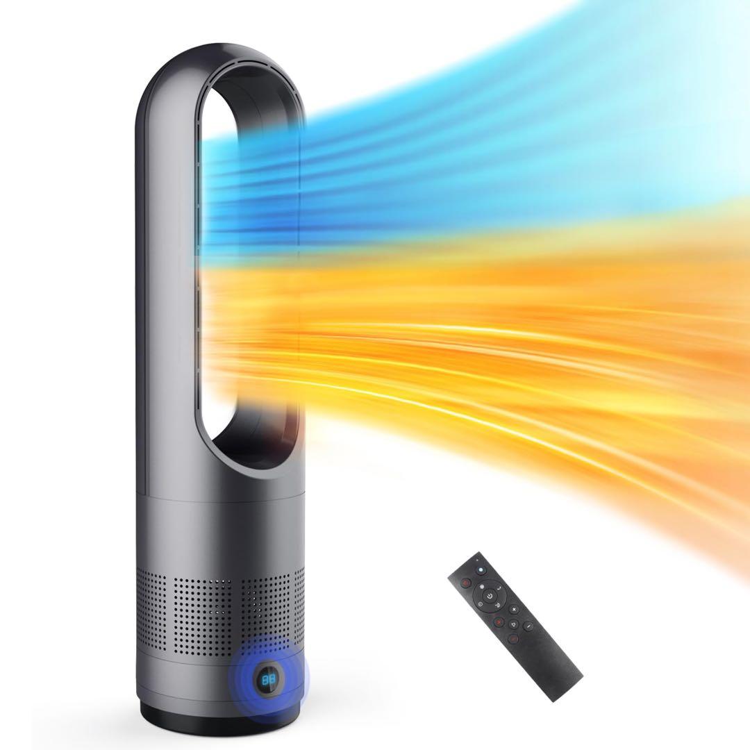 【限定1品✨️】セラミックヒーター 羽根なし 暖房器具 省エネ 電気ストーブ Amazon.co.jp : セラミックヒーター 【2026新定番・泠暖兼用・羽根なし