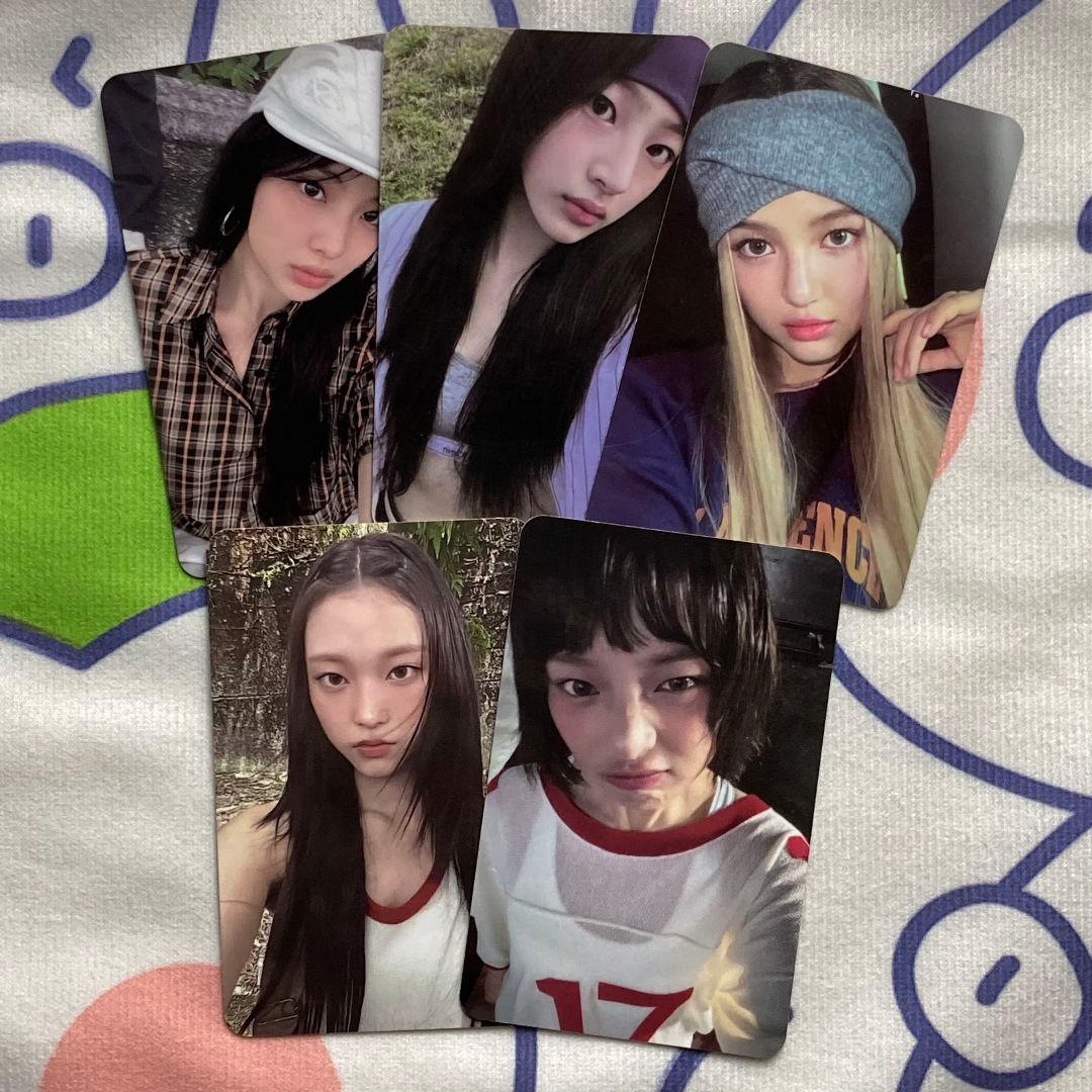 NewJeans how sweet サノク 公開放送 トレカ セット5枚 Qoo10] NewJeans フォトカードセット N