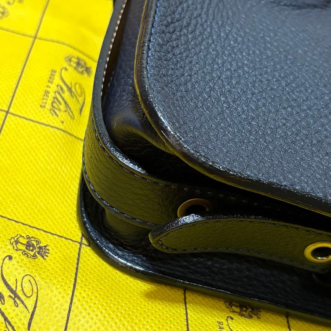 激レア！！【Felisi】 コレクションレザー ショルダーバッグ(ネイビー