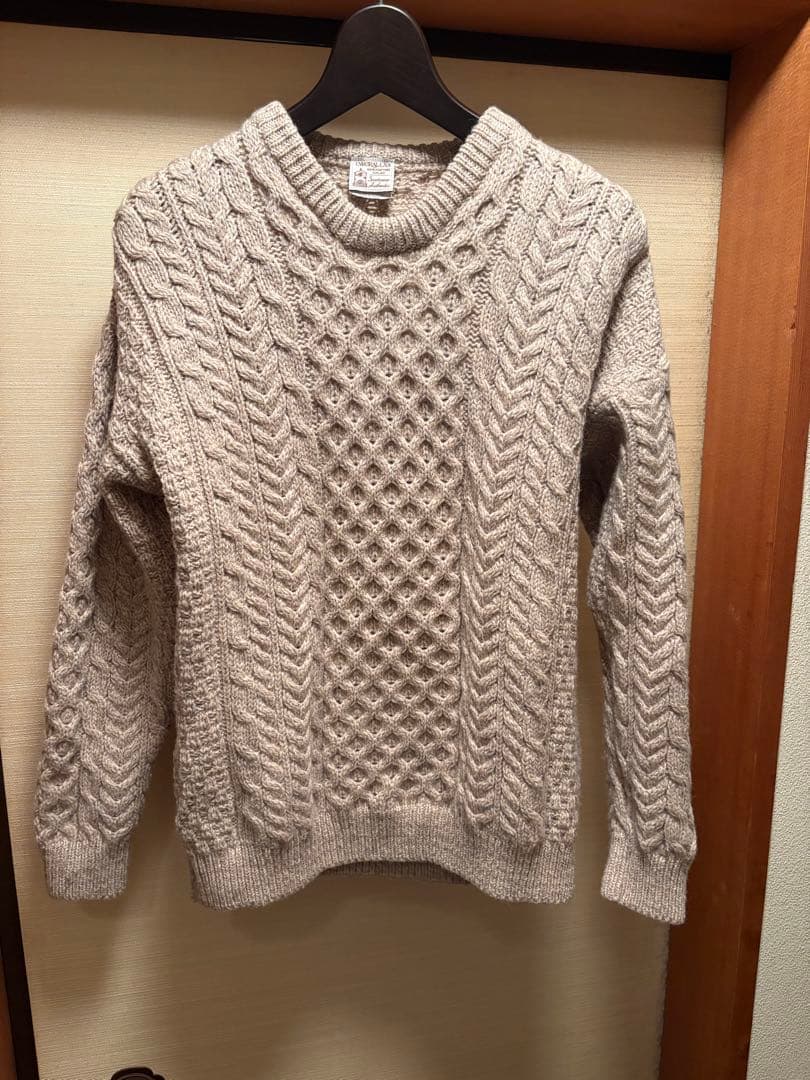 本日値下げ中❗️インバーアラン　ケーブルニット　アイルランド製 INVERALLAN（インバーアラン） / Cable Knit（ケーブルニット）