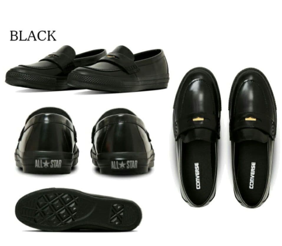 CONVERSE ブラック ローファー ALL STAR コンバース CONVERSE オールスター チャンク ローファー （ブラック