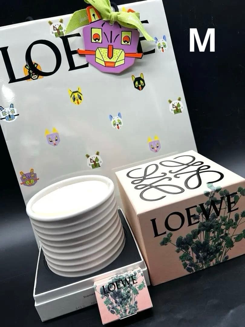 LOEWE❣️アロマキャンドル　M 　　　　　 オレガノ オレガノ キャンドル ミディアム ホワイト - LOEWE Japan official website