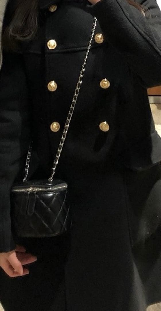 ZARA ウールブレンド60'S コート XS ブラック - メルカリ