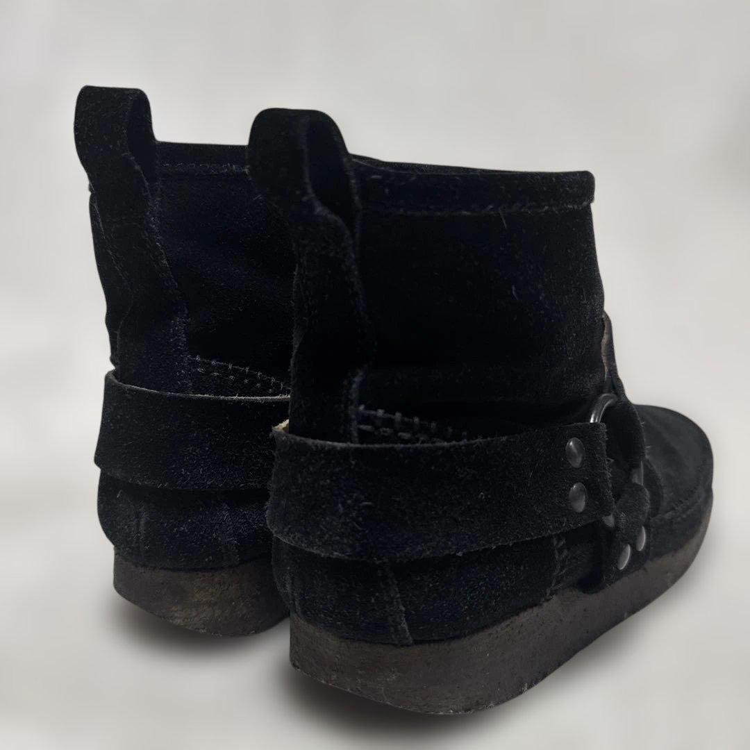 NUMBER (N)INE【40】スエード リング ハーネスブーツ 黒 - メルカリ