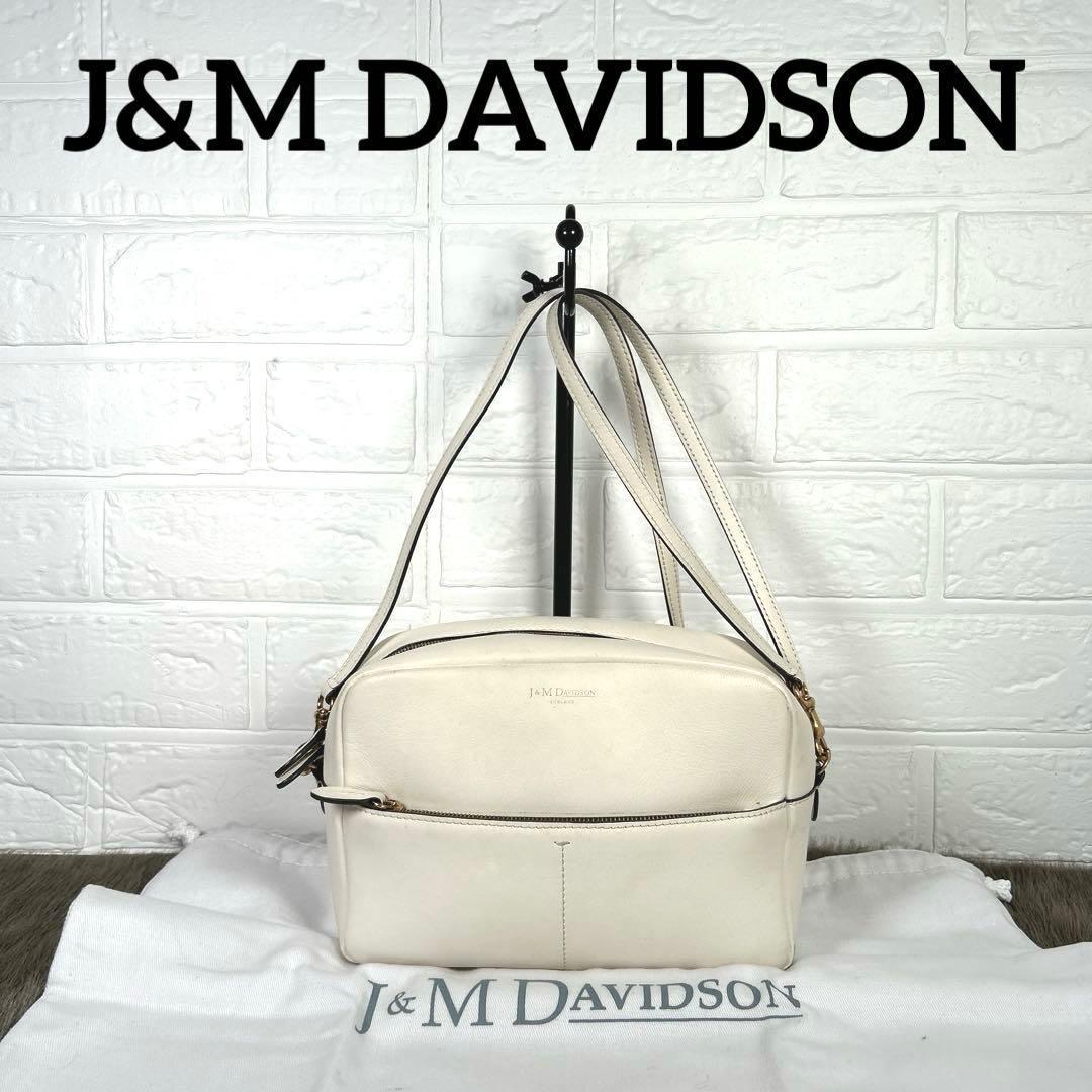 ジェイアンドエムデヴィッドソン　ショルダーバッグ 白　レザー　K1482 楽天市場】J&M DAVIDSON ジェイアンドエム デヴィッドソン ショルダー
