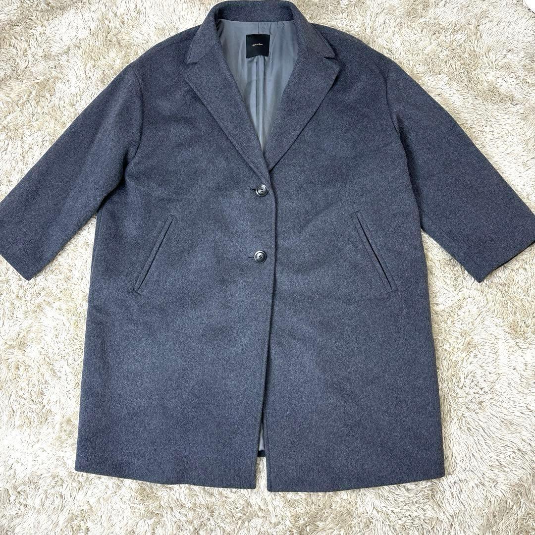 スピックアンドスパン◇ 高級 ハミルトンウールオーバーコート