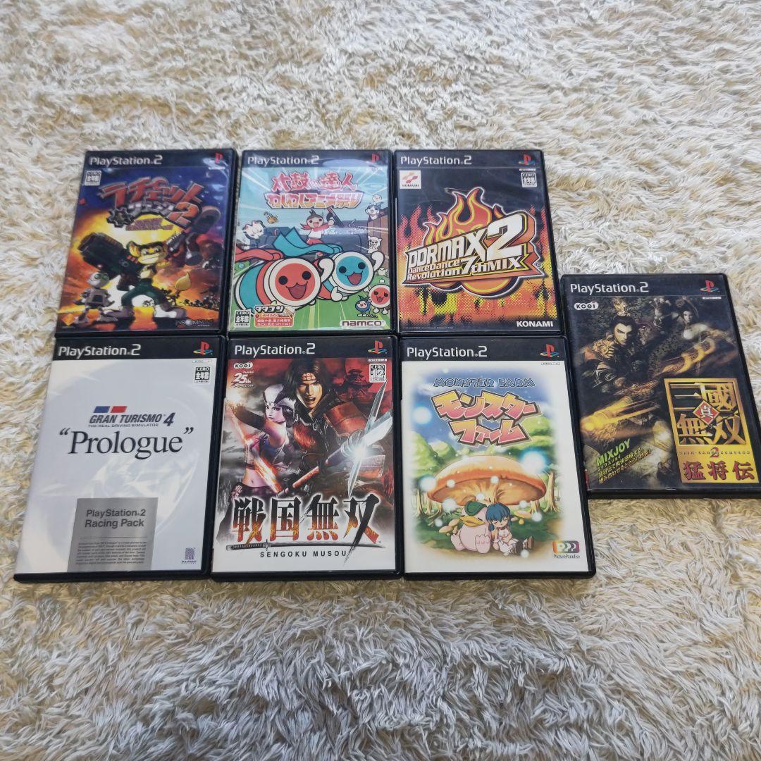 PS2 SCPH-18000 本体 ソフト16本すぐに遊べるセット 動作確認済み