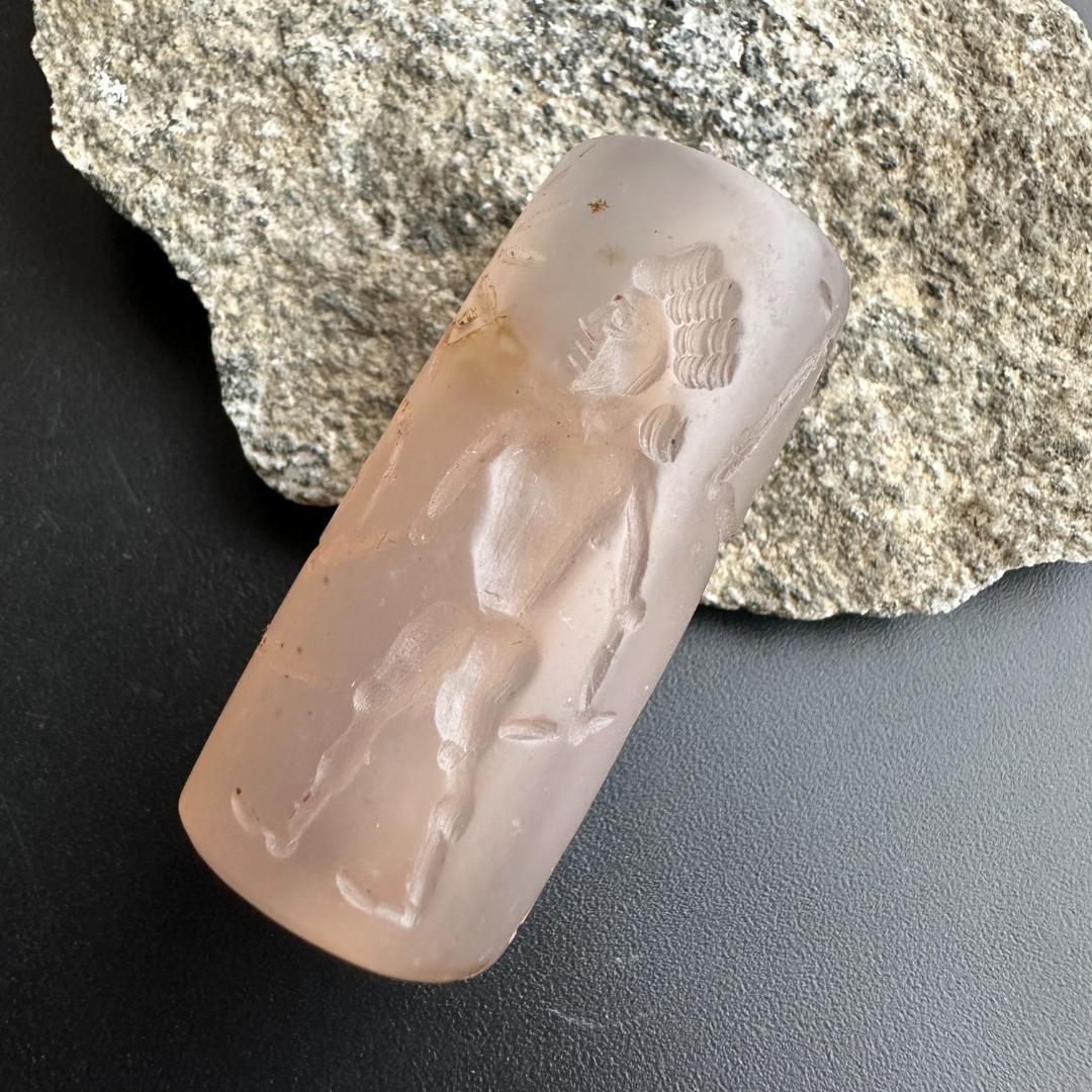 筒印章 古代メソポタミア文明 英雄と怪物 スタンプ パワーストーン 1494