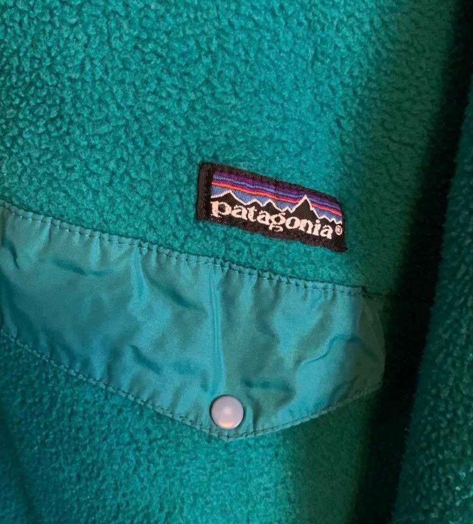 90s Patagonia シンチラスナップT フリース キムタク Rマーク