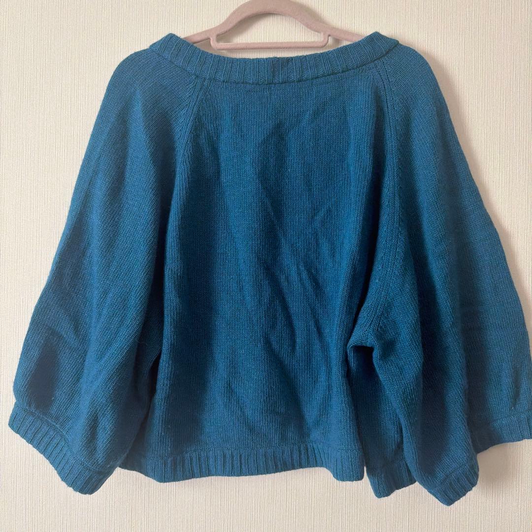 バーバリーブルーレーベル ケーブルニット カーディガン 38 - メルカリ