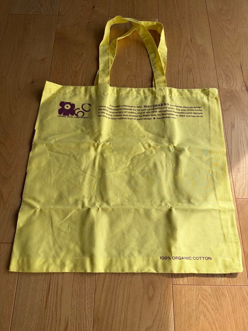 marimekko ウニッコ60周年 ノベルティバッグ トートバッグ 新品未使用