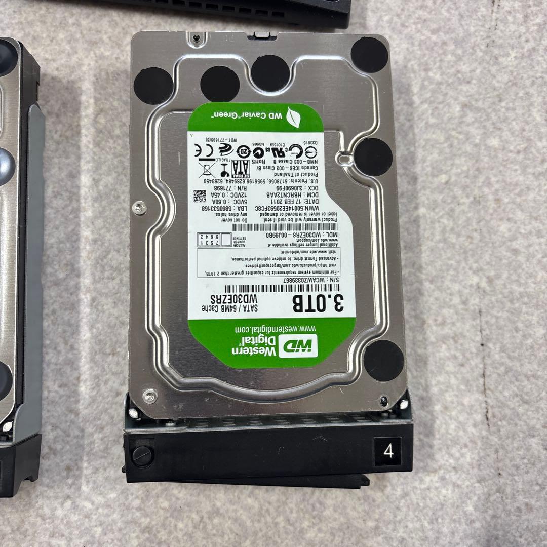 RAID対応 外付けHDDケース 4ベイ WD 3TB×4台 USB接続 - メルカリ