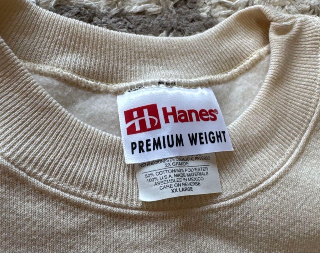 Hanes PREMIUM WEIGHT デッドストック オフホワイト OVY